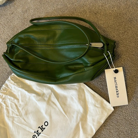 Marimekko Large Karla Green Bag NWT - Picture 5 of 8